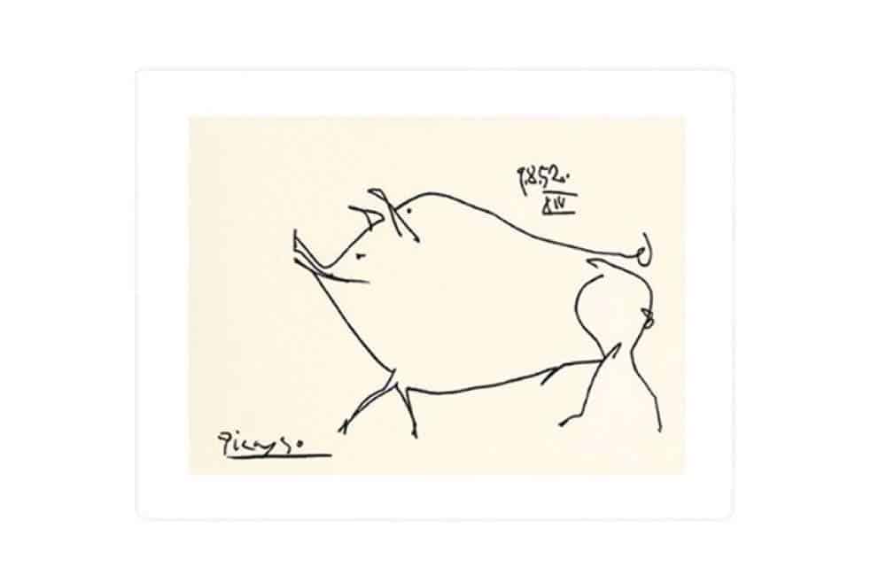 Pig Serigraph by Pablo Picasso